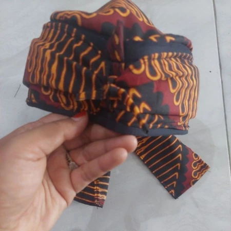 Udeng Lipat Batik Jawa Anak dan Dewasa - Batik Coklat Anak